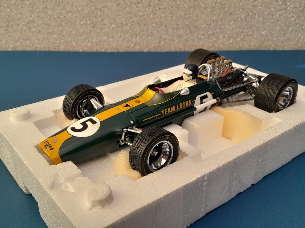 1:18 Exoto GPC97001 Lotus 49 #5, Clark Zandvoort 1967, Hobby en Vrije tijd, Modelauto's | 1:18, Ophalen of Verzenden, Zo goed als nieuw