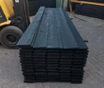 Te koop mooie dikke zweeds rabat planken gitzwart €2,70 p m1, Ophalen of Verzenden, Nieuw, 250 cm of meer, Planken