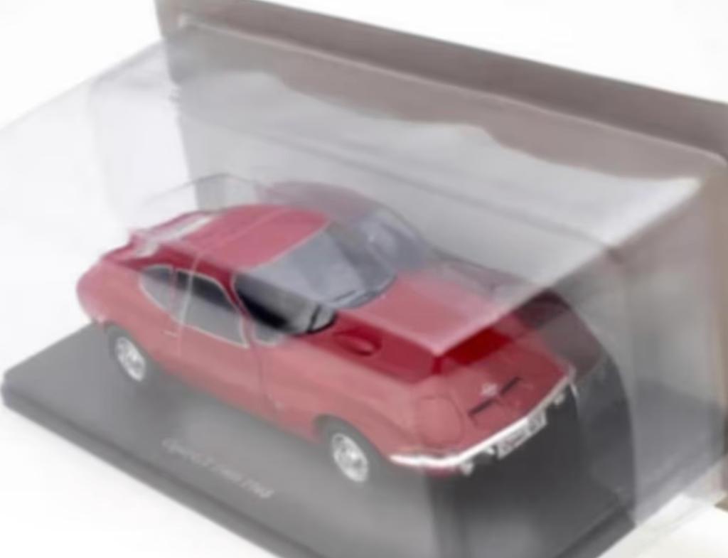 OPEL 1900 GT 1968 schaal 1/24 hachette, Verzenden, Nieuw, Auto, Overige merken
