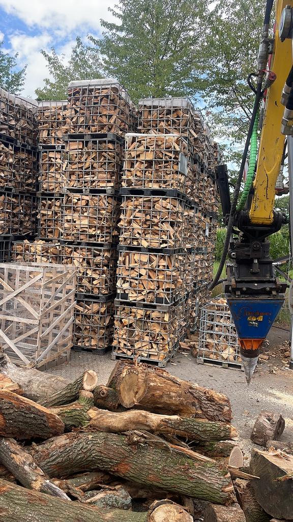 Droog haardhout per 1.2 kuub losgestort, Tuin en Terras, Haardhout, Ophalen, Blokken