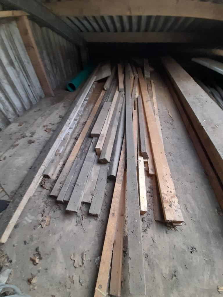 Divers hout, verschillende maten,, Doe-het-zelf en Verbouw, Hout en Planken, Ophalen, Gebruikt, 25 tot 50 mm, Overige typen