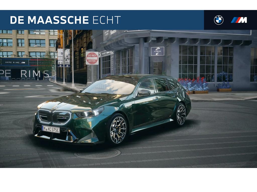 BMW 5 Serie Touring M5 Automaat / M Drive Professional / Pan, Auto's, BMW, 4395 cc, Leder, Stationwagon, Hybride Elektrisch/Benzine