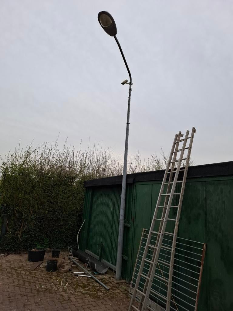 Lichtmast. Lantaarnpaal, Gebruikt, Staande lamp, Ophalen of Verzenden, Netvoeding