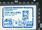Sticker: Verkeersschool Cor Willems - Cuijk (2), Ophalen of Verzenden, Zo goed als nieuw, Bedrijf of Vereniging