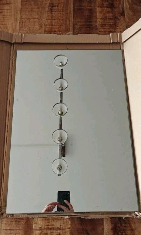 Nieuwe Spiegel 57x40 cm, Ophalen, Nieuw, Minder dan 100 cm, Rechthoekig