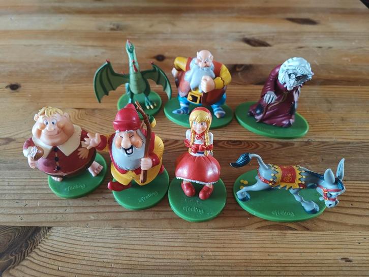 Efteling poppetjes - Sprookjesfiguren set, Verzamelen, Efteling, Gebruikt, Beeldje of Poppetje, Ophalen of Verzenden