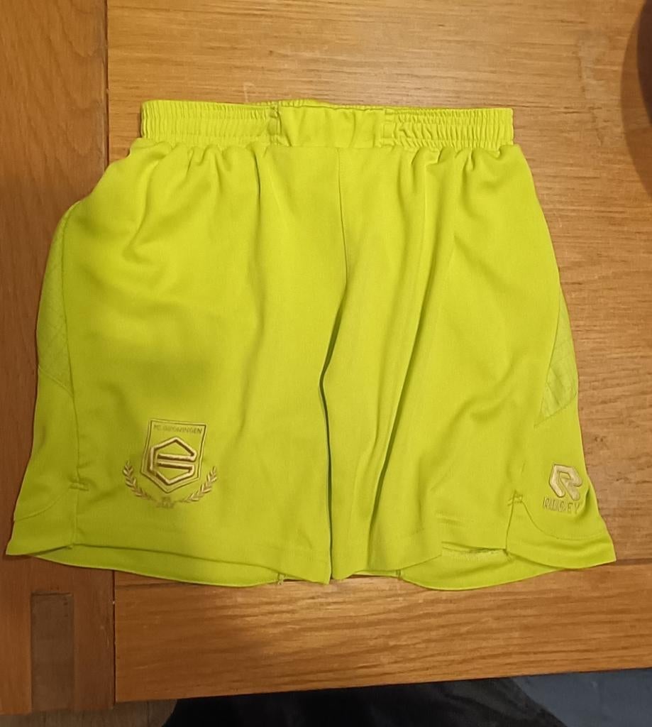 2x FC Groningen 50 jaar voetbalbroekjes maat S, Ophalen of Verzenden, Zo goed als nieuw, Maat 46 (S) of kleiner, Robey