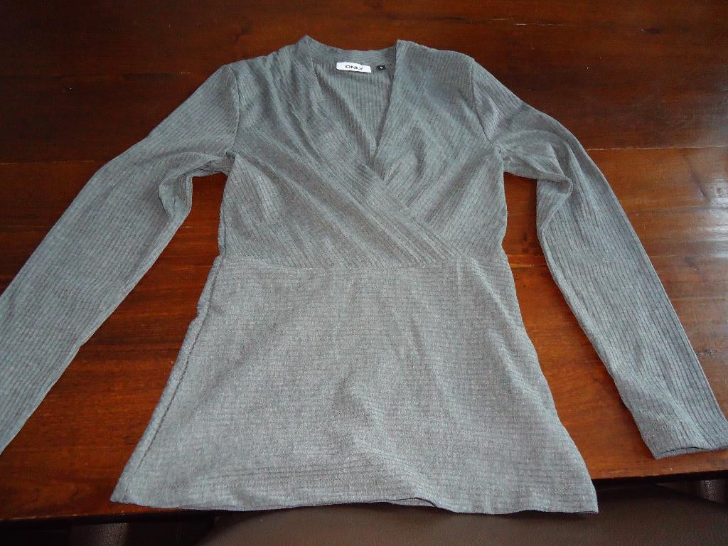 Only wikkeltrui / dunne trui maat xs grijs, Only, Ophalen of Verzenden, Zo goed als nieuw, Maat 34 (XS) of kleiner