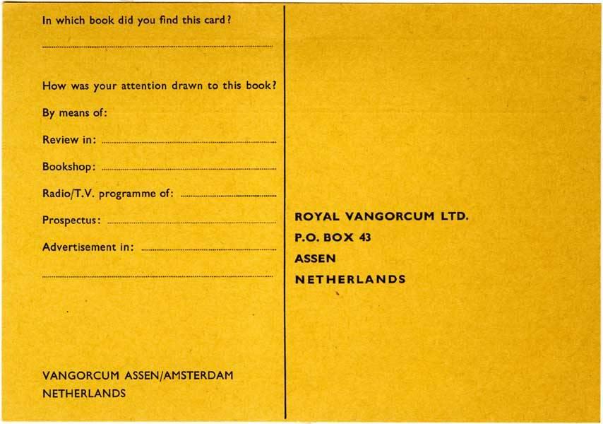 Royal Vangorcum, Ophalen of Verzenden, Zo goed als nieuw, Folder