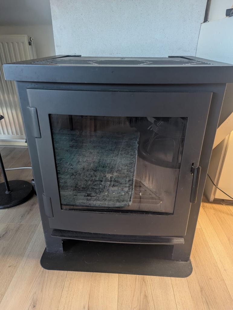 Ravelli RV80 pelletkachel- goed werkend, Ophalen, Gebruikt, Overige brandstoffen, Pelletkachel