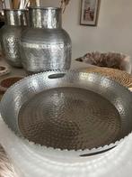Prachtig Marokkaanse / boho style Dienblad, Ophalen of Verzenden, Zo goed als nieuw, Rond, Hout