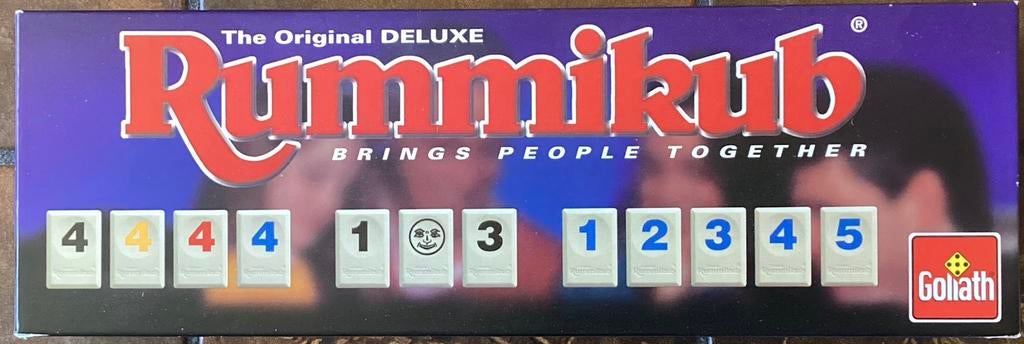 Rummicub met grote stenen, Ophalen of Verzenden, Zo goed als nieuw