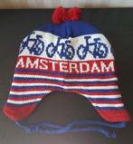Nieuw! Warme Unisex echt Hollandse Amsterdam muts pompons, Verzenden, Nieuw, Maat 38/40 (M), Muts