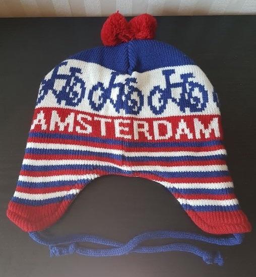 Nieuw! Warme Unisex echt Hollandse Amsterdam muts pompons, Kleding | Dames, Mutsen, Sjaals en Handschoenen, Nieuw, Muts, Maat 38/40 (M)