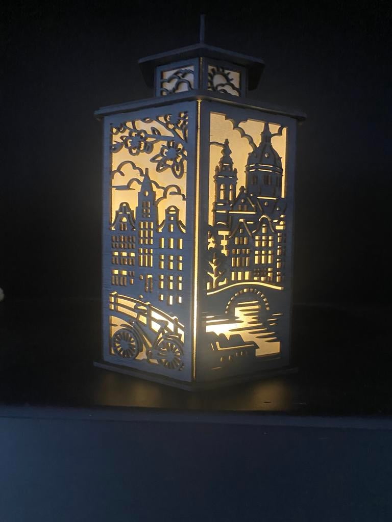 Amsterdam gracht lantaarn lamp verlichting, 25 tot 50 cm, Nieuw, Ophalen of Verzenden, Overige kleuren