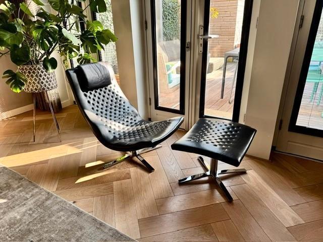 Originele designklassieker Fauteuil De Sede DS-51, Huis en Inrichting, Fauteuils, Zo goed als nieuw, Leer, Overige materialen