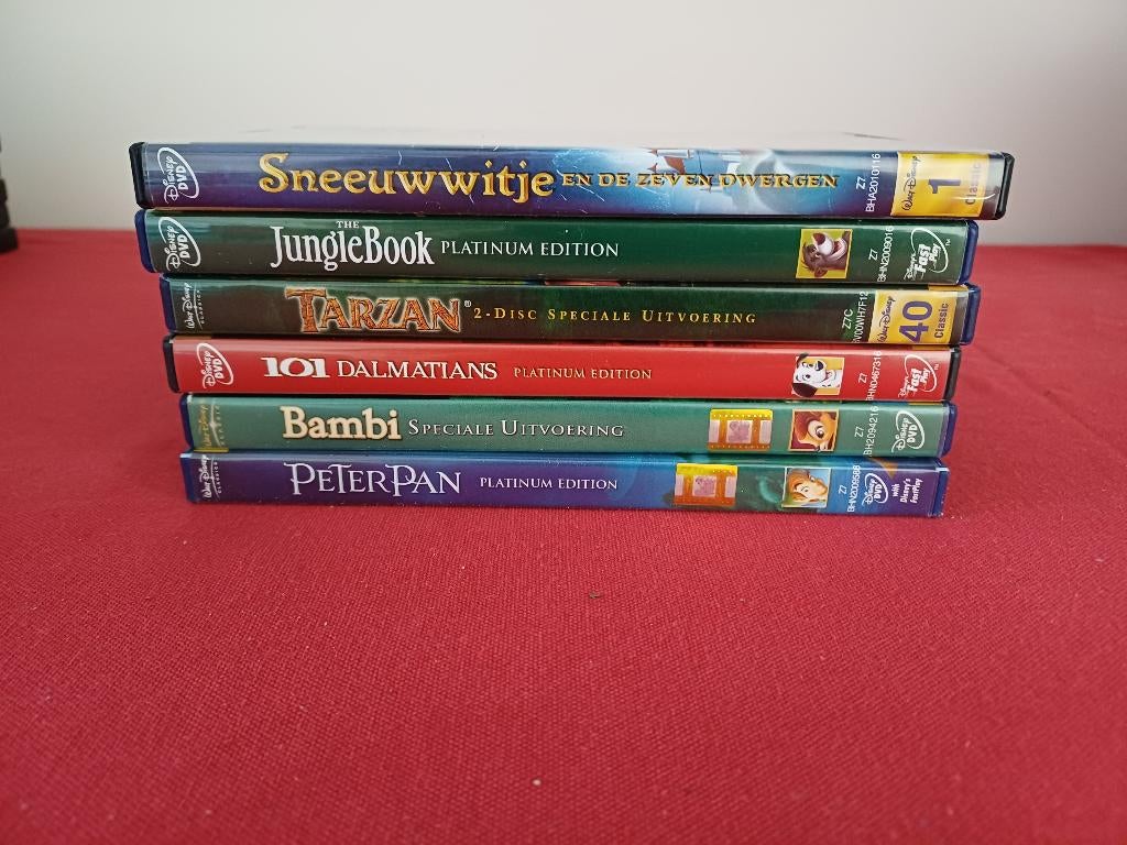 Walt Disney films, Tekenfilm, Amerikaans, Ophalen of Verzenden, Zo goed als nieuw