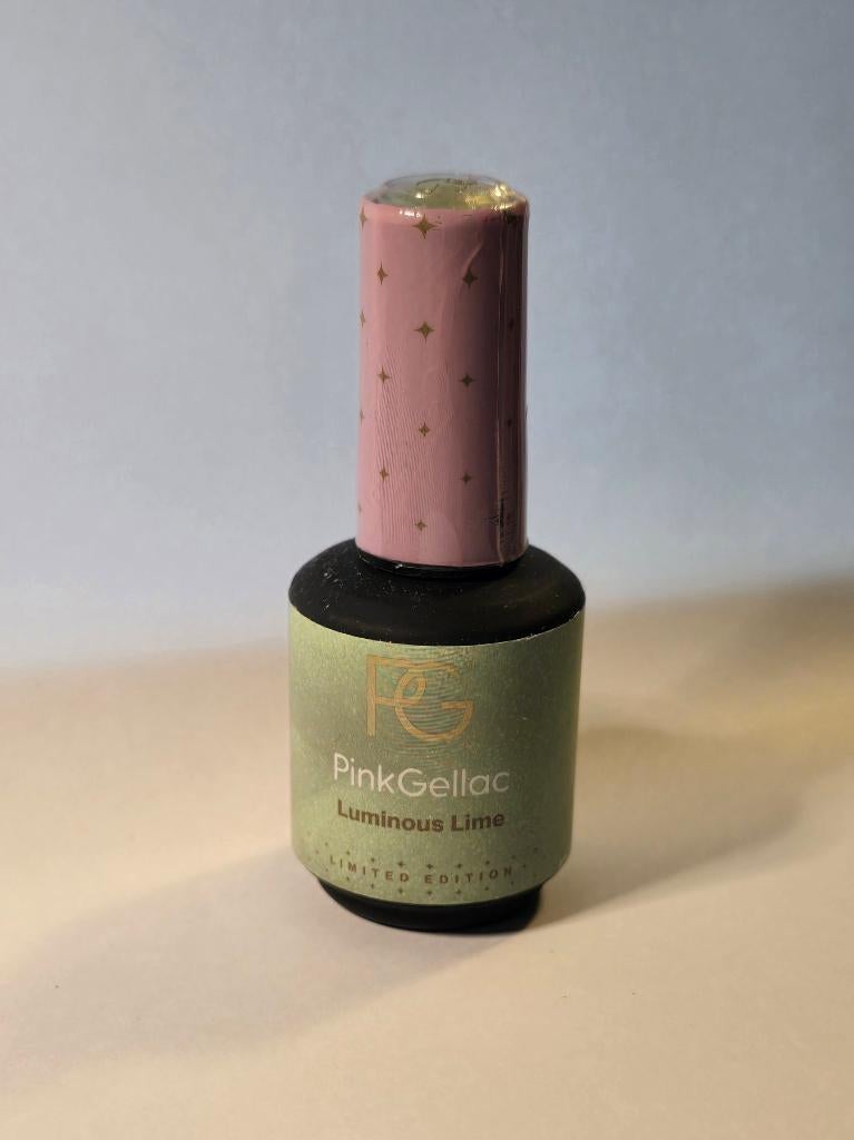 Pink Gellac Luminous Lime Limited Edition, Nieuw, Ophalen of Verzenden, Groen, Handen en Nagels