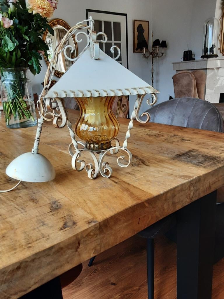 Vintage hanglamp, Huis en Inrichting, Lampen | Hanglampen, Ophalen, Minder dan 50 cm