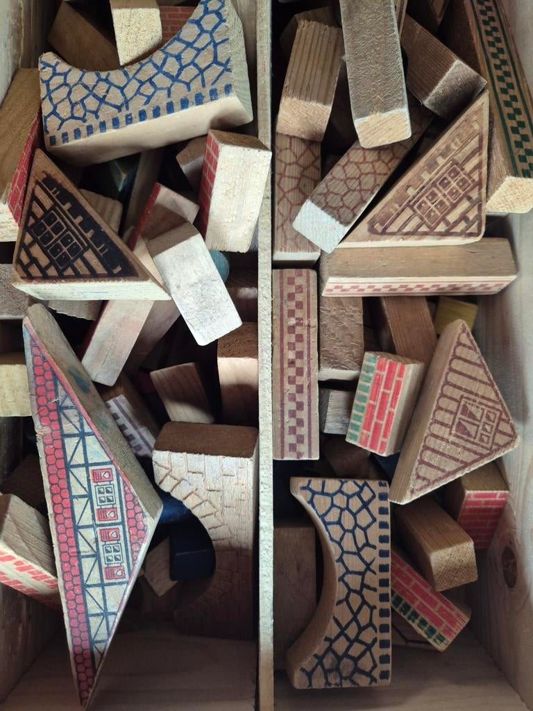 Mooie verzameling vintage blokken, Ophalen of Verzenden