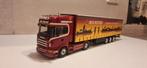 Tekno Ben Becker Scania R420 Topline met schuifzeil oplegger, Hobby en Vrije tijd, Ophalen of Verzenden, Zo goed als nieuw, Overige merken