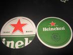 2 Trade Mark Heineken dubbelzijdige bierviltje .. enjoy E, Ophalen of Verzenden, Nieuw, Viltje(s), Heineken
