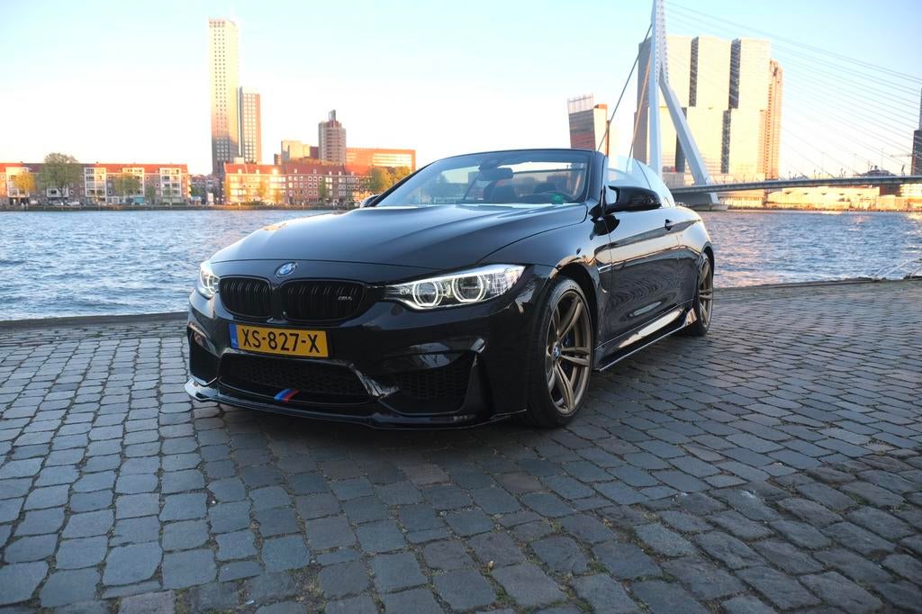 BMW 4-Serie 3.0 M4 Cabrio 2015 Zwart Carbon M-Performance, Automaat, Achterwielaandrijving, 431 pk, Zwart
