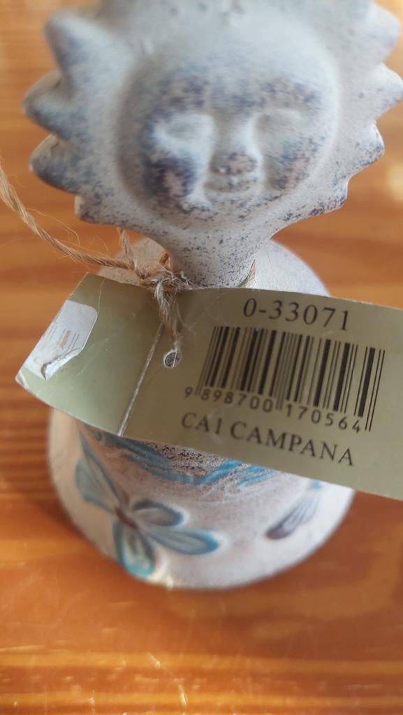 Decoratieve tafelbel met zon en bloemenmotief, Ophalen of Verzenden