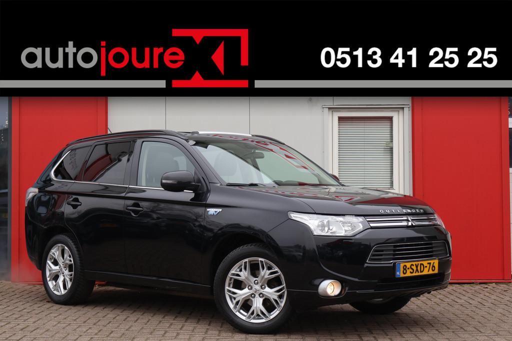 Mitsubishi Outlander 2.0 PHEV Instyle (bj 2013, automaat), Auto's, 4 cilinders, Zwart, Bedrijf, Vierwielaandrijving
