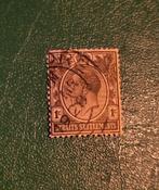 Straits Settlements 1c Gestempelde Postzegel, Postzegels en Munten, Postzegels | Azië, Ophalen of Verzenden, Gestempeld, Zuidoost-Azië