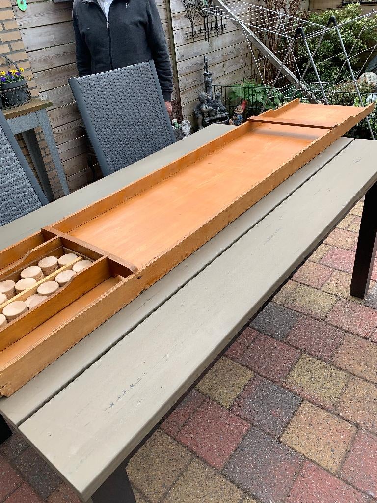 Sjoelbak met 30 schijven, Ophalen, Gebruikt