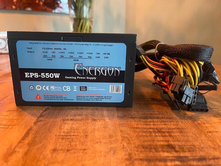 Voeding - 550 Watt, Computers en Software, Interne voedingen, Nieuw, Ophalen of Verzenden