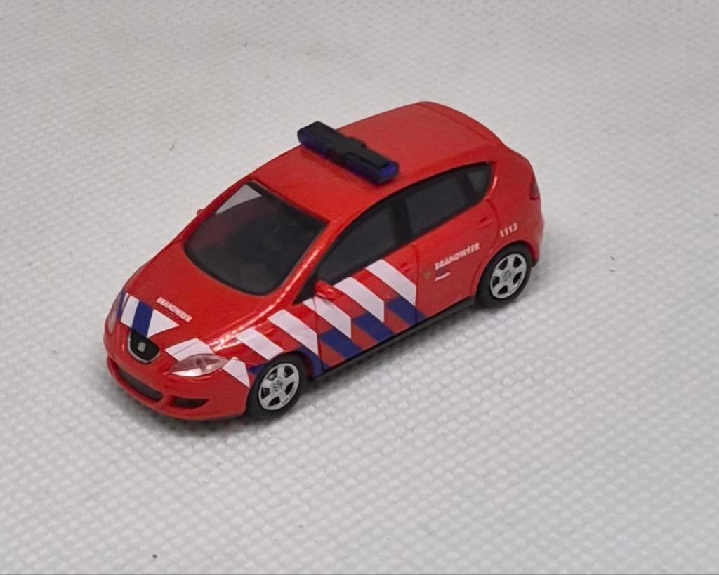 Seat Altea Brandweer Hengelo, Hobby en Vrije tijd, Modelauto's | 1:87, Ophalen of Verzenden, Zo goed als nieuw, Auto, Rietze