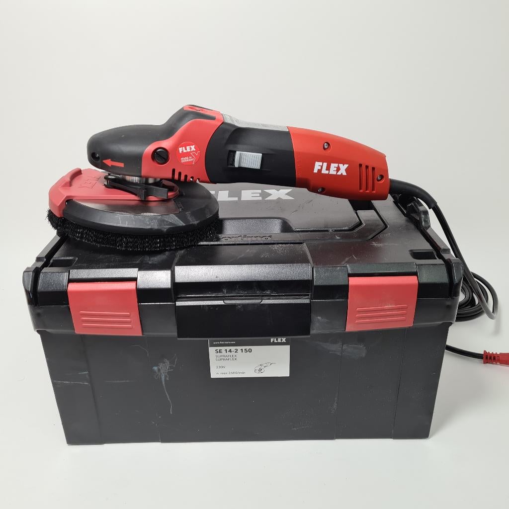 Flex SE 14-2 150 Excentrische Polijstmachine | Nieuw, Ophalen of Verzenden, Nieuw, 1000 watt of meer, Haakse handslijpmachine