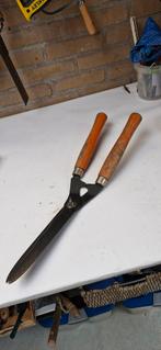 Heggenschaar met houten handvatten, Ophalen of Verzenden, Gebruikt, Handmatig, Onbekend