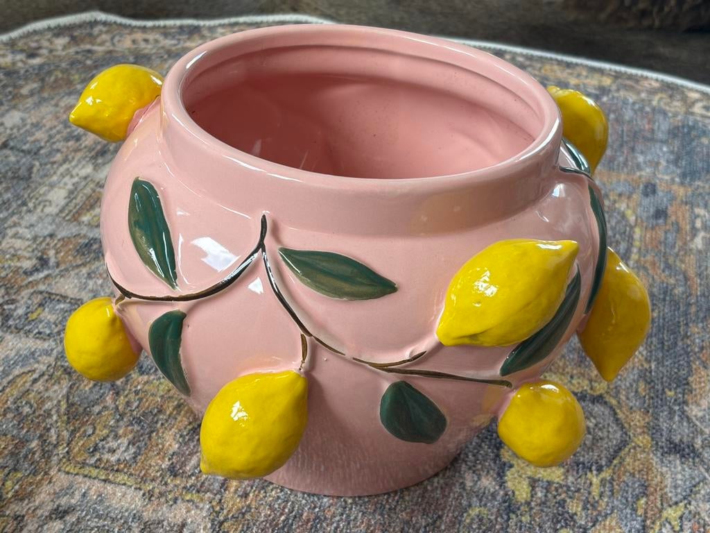 Prachtige pot van Mica, Ophalen, Rond, Binnen, Zo goed als nieuw