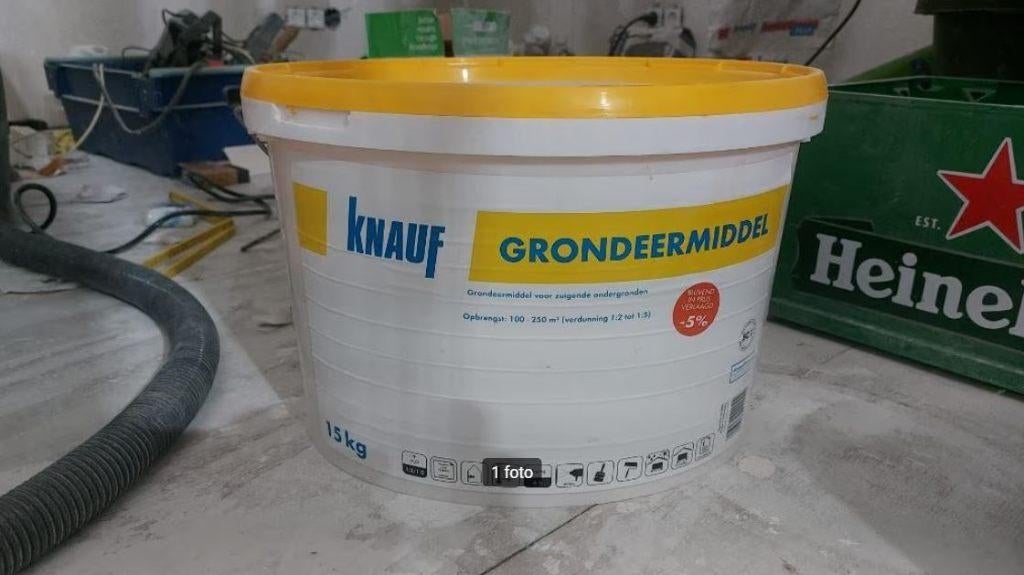 Knauf grondeermiddel voor stucen, Ophalen of Verzenden, Zo goed als nieuw