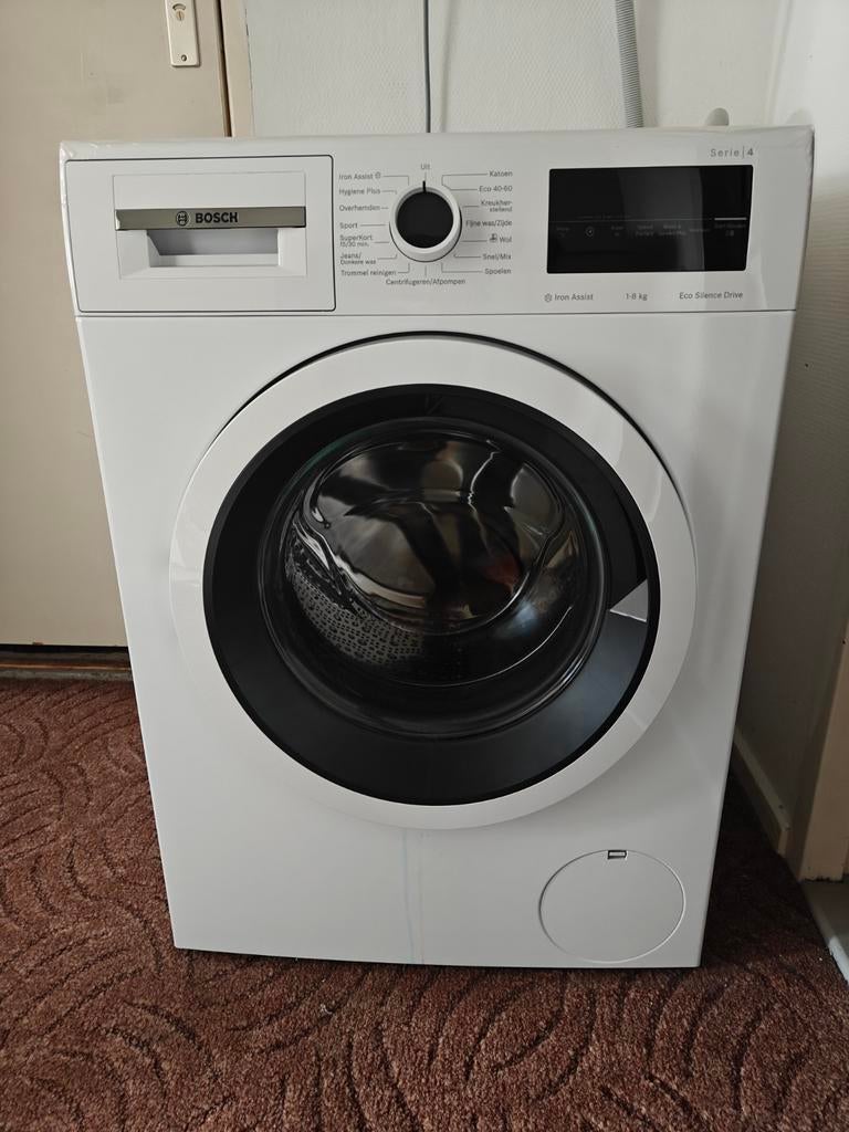 Bosch - Serie 4 - Iron Assist - WAN28272NL - 8kg - 1.400 rpm, Ophalen, 1200 tot 1600 toeren, 8 tot 10 kg, Zo goed als nieuw