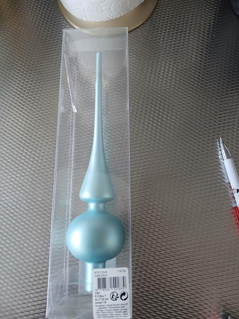 Piek artic blue 26 cm nog nieuw in doos, Diversen, Kerst, Ophalen, Nieuw