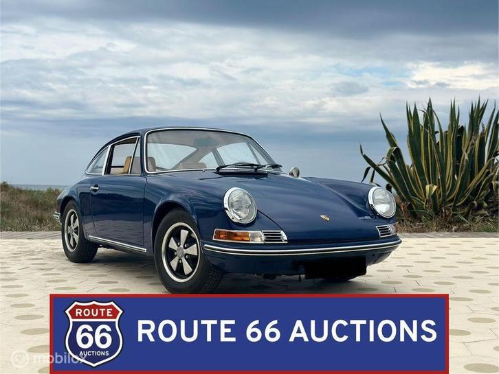 Porsche 911 T 2.2 Coupe | 1970 | Route 66 Auctions, Auto's, Oldtimers, Bedrijf, Te koop, Porsche, Benzine, Overige carrosserieën