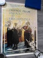 Filmposter Federico Fellini, Ophalen, Zo goed als nieuw, A1 t/m A3, Film en Tv