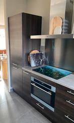 Bruynzeel kast donkerbruin(eiken marron) verstelbare poten, Huis en Inrichting, Keuken | Keukenelementen, Gebruikt, 150 tot 200 cm