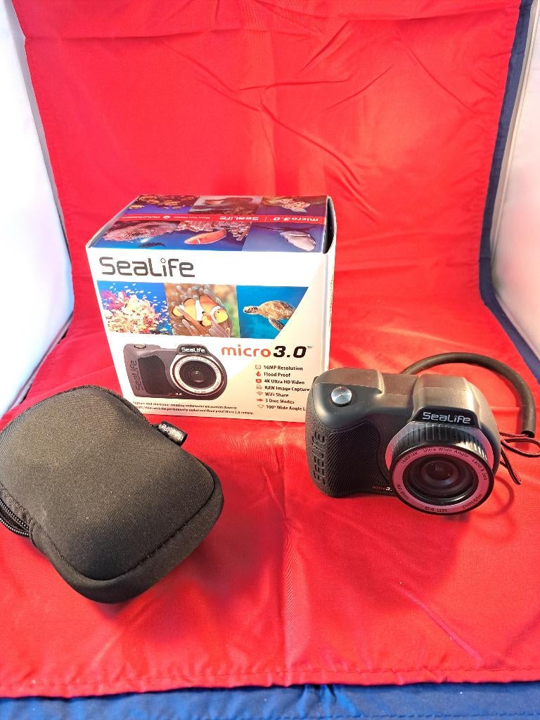 Sealife Micro 3.0 met Sealife Dragon Duo 5000, Ophalen of Verzenden, Zo goed als nieuw, Meer dan 40 meter, Complete set