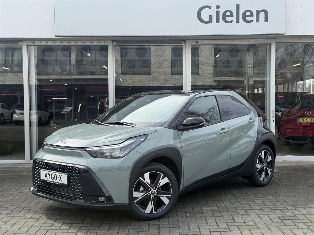TOYOTA Aygo X 1.5 Hybrid Pulse Plus | Tarragon, Bi-Tone, Sto, Auto's, Toyota, Automaat, 1025 kg, Stof, Gebruikt