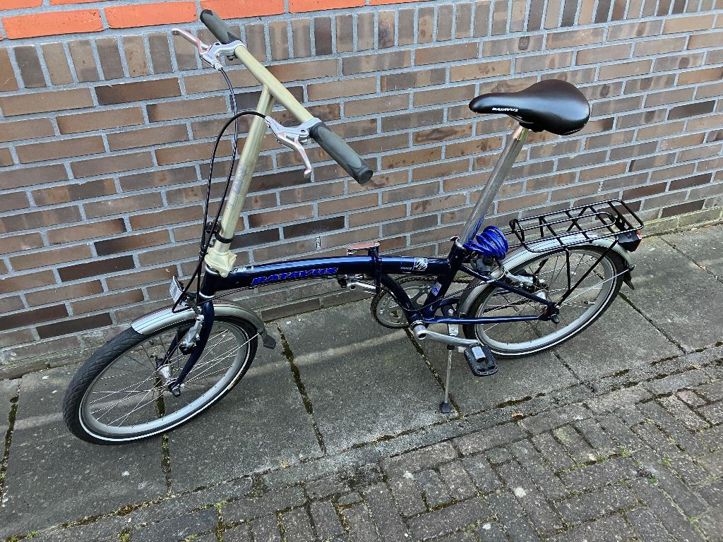 Batavus vouwfiets, Fietsen en Brommers, Ophalen, Gebruikt, Minder dan 14 inch, Velgrem