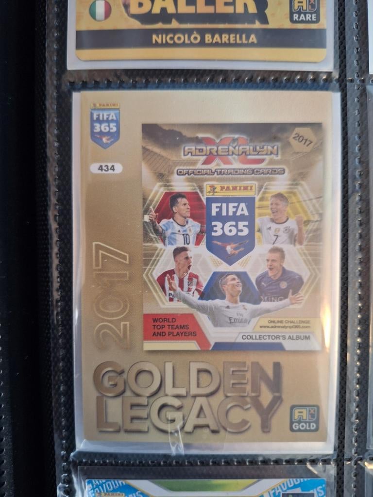 Voetbalkaarten FIFA 365 Adrenalyn XL Golden Legacy, Ophalen of Verzenden, Zo goed als nieuw, Buitenlandse clubs, Spelerskaart