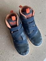 Palladium sneakers maat 33 - Blauw met oranje accenten, Ophalen of Verzenden, Gebruikt, Jongen, Schoenen