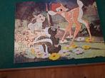 Vintage Disney puzzel van Bambi, Ophalen of Verzenden, Minder dan 500 stukjes, Gebruikt, Legpuzzel