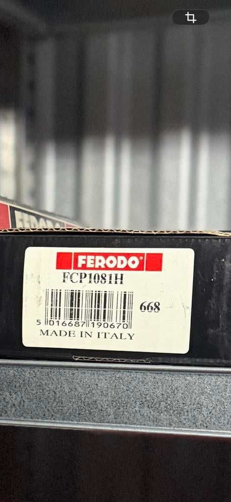 Nieuwe Ferodo Racing DS2500 remblokken FCP1081H, Auto-onderdelen, Remmen en Aandrijving, Ophalen of Verzenden, Nieuw, Universele onderdelen