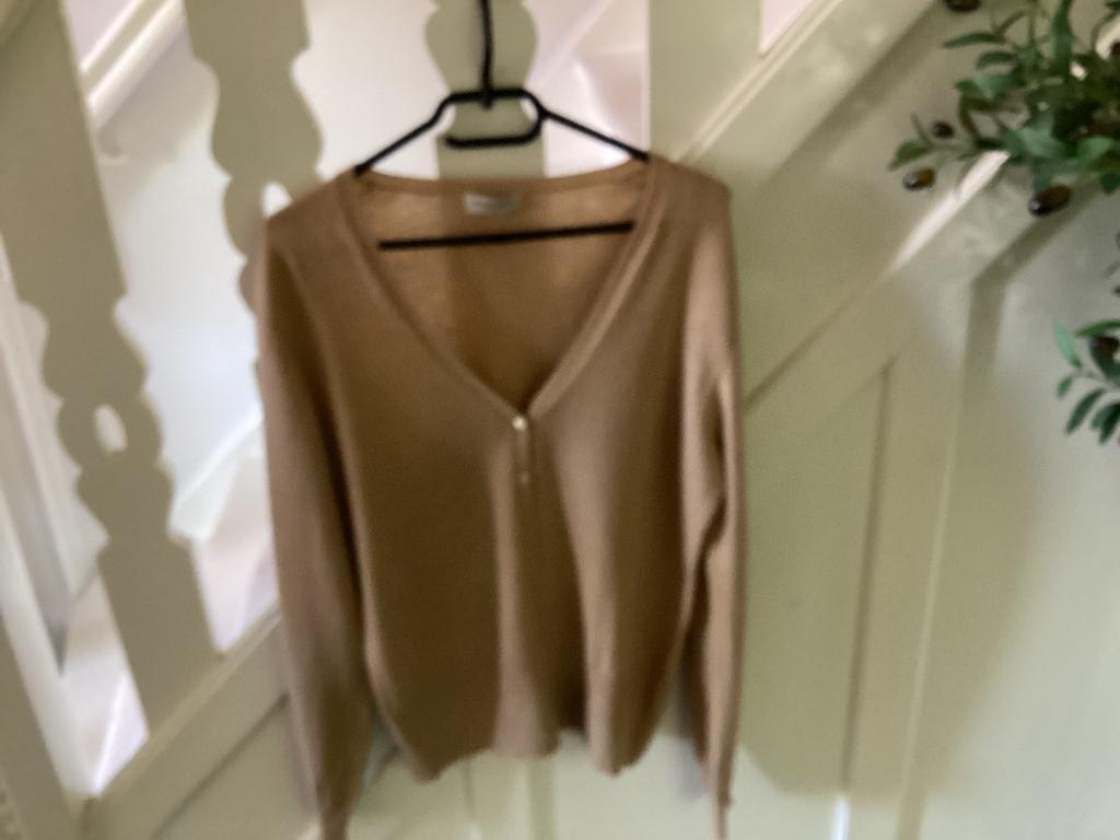 Repeat Cashmere vest, Maat 38/40 (M), Beige, Ophalen of Verzenden, Zo goed als nieuw